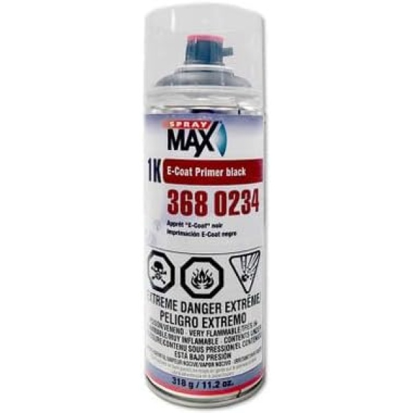 SprayMax 3680234, Black 1K E-Coat Primer