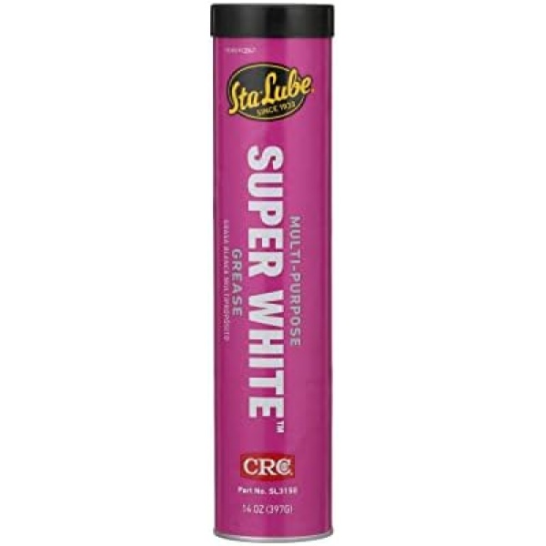 Sta-Lube Super White Multi-Purpose Lithium Grease SL3150-14 Wt Oz.