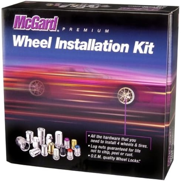 McGard 65515BK Black Spline Drive 5 Lug Wheel Installation Kit (M14 x 1.5)